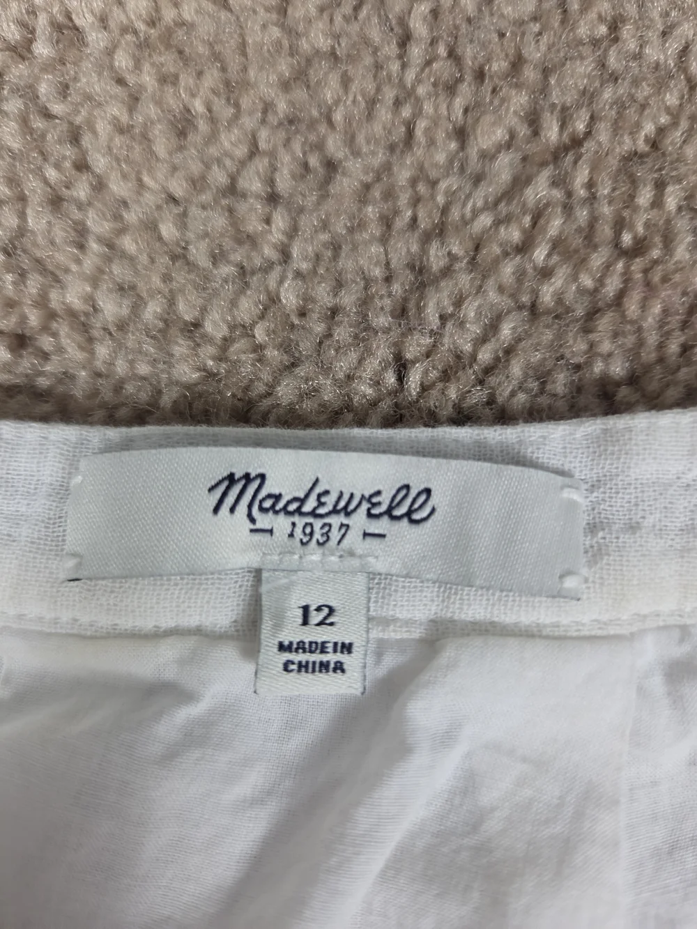 Madewell White Sleeveless Midi Dress with Red & Black Embroidery - Picture 2 of 11